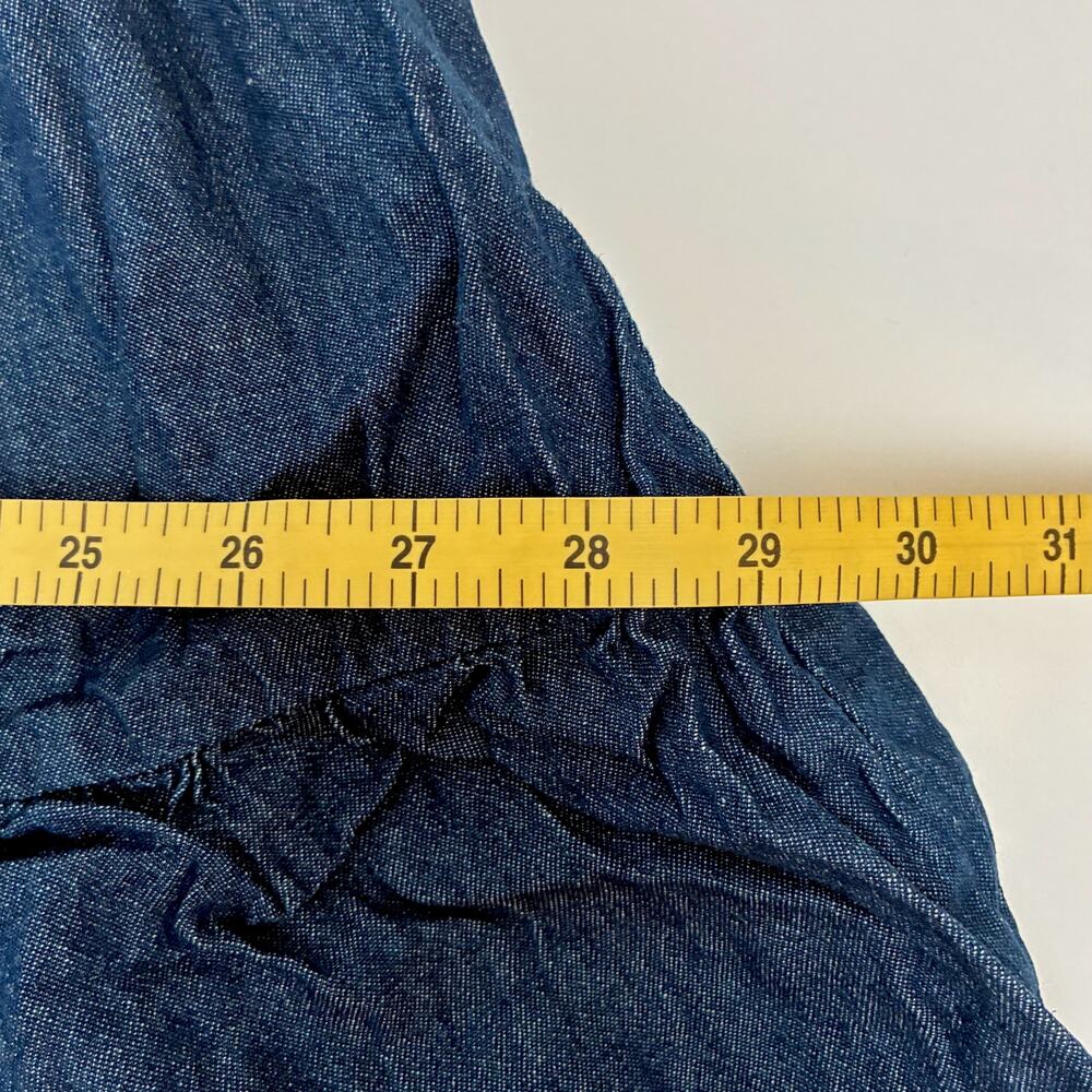 NWOT Dark Blue Denim Long Tiered Skirt - Plus Size 3X (Country - Western) - Picture 5 of 6